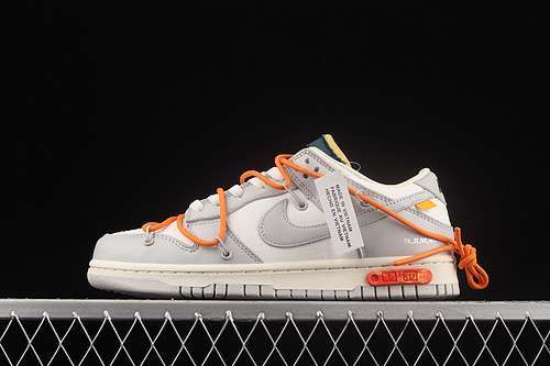 【450】[DM1602-104]-[OW X SB DUNK LOW LOT 44 OF 50 SAIL/NEUTRAL GREY/ALPHA ORANGE]-[UNISEX:36-47.5]