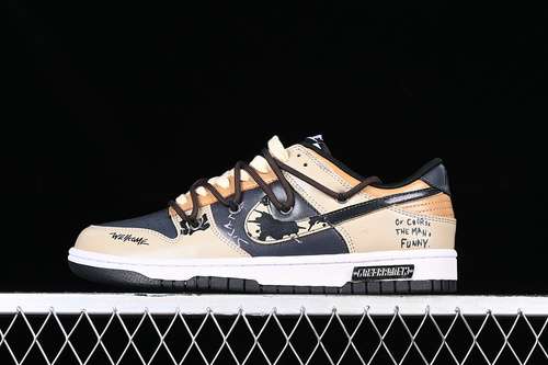 【350】[DD1391-100]-[DUNK LOW SB WHITE/BLACK/BROWN]-[WOMAN:35.5-39]-[MAN:40-46]