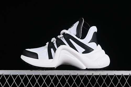 【630】[360N BLACK WHITE]-[LOUIS VUITTON ARCHLIGHT SNEAKERS L*V ARCHLIGHT WHITE/BLACK]-[WOMAN:35-39]