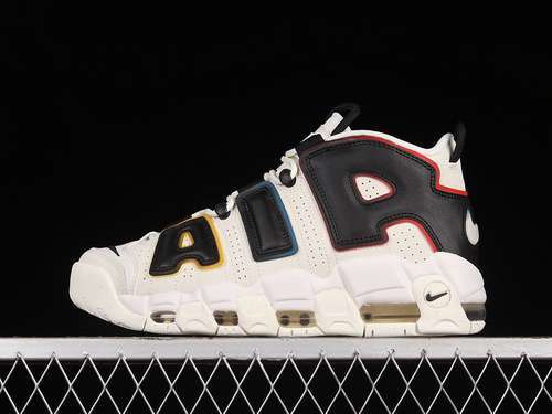 【350】[DM1297-100]-[AIR MORE UPTEMPO 96 PRIMARY COLORS BLACK/SAIL/BLACK/TEAM ORANGE]-[UNISEX:36-46]
