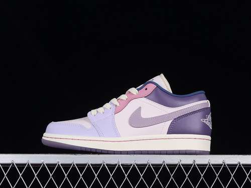 【340】[DZ2768-651]-[AIR JORDAN 1 LOW PASTEL PLUM LIGHT SOFT PINK/PLUM FOG]-[WOMAN:35.5-40]