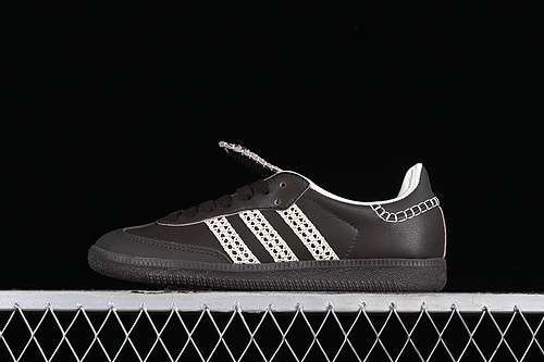 【250】[FX7517]-[WALES BONNER SAMBA CORE BLACK/CREAM WHITE/CORE BLACK]-[WOMAN:35-39]-[MAN:40-45]