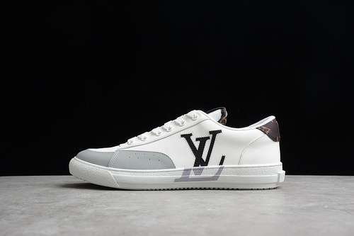 【700】[L*V STELLAR SNEAKERS WHITE/LIGHT GREY/BLACK]-[WOMAN:35-39]-[MAN:40-44]