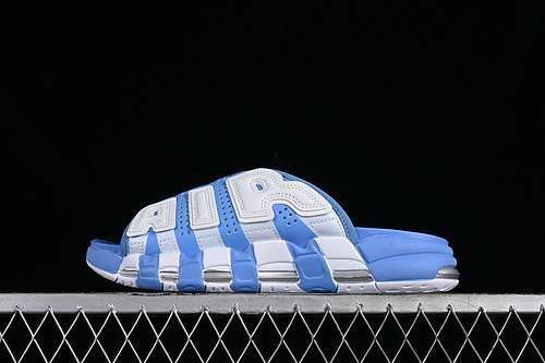【210】[FD9883-400]-[AIR MORE UPTEMPO SLIDE UNC UNIVERSITY BLUE/WHITE]-[WOMAN:36-39]-[MAN:40-45]