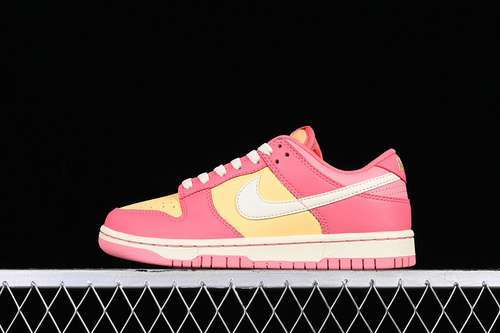 【330】[DH9765-200]-[DUNK LOW GS STRAWBERRY PEACH YELLOW/PINK]-[WOMAN:36-40]