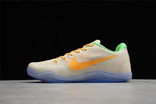 【360】[856852-282]-[KOBE 11 PEACH JAM PEARL WHITE/ATOMIC ORANGE-LIME GREEN]-[MAN:40-46]