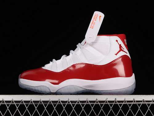【360】[CT8012-116]-[AIR JORDAN 11 RETRO CHERRY WHITE/VARSITY RED/BLACK]-[WOMAN:36-39]-[MAN:40-47.5]