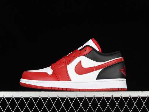 【300】[DC0774-160]-[AIR JORDAN 1 LOW RED/WHITE/BLACK]-[WOMAN:36-39]-[MAN:40-46]