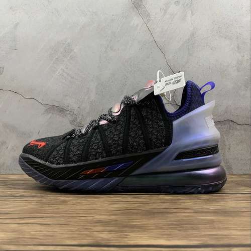 【320】[DB7644-001]-[KYLIAN MBAPPÉ X LEBRON 18 EP THE CHOSEN 2 BLACK/FIERCE PURPLE/METALLIC SILVER]
