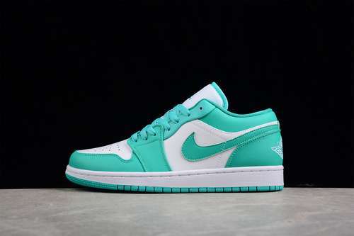 【300】[DC0774-132]-[AIR JORDAN 1 LOW TURQUOISE WHITE/TURQUOISE]-[WOMAN:36-39]-[MAN:40-46]