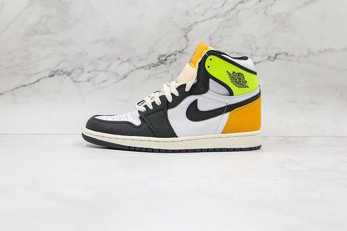 【500】[555088-118]-[AIR JORDAN 1 RETRO HIGH OG VOLT GOLD WHITE/VOLT/UNIVERSITY GOLD/BLACK]