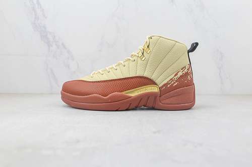 【550】[DV1758-108]-[EASTSIDE GOLF X AIR JORDAN 12 MUSLIN/BLACK-BURNT SUNRISE]-[MAN:40.5-47.5]
