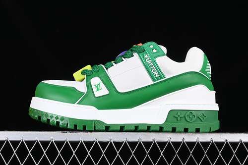 【680】[TRAINER WHITE/GREEN/ORANGE]-[MAN:38-45]