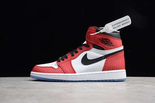 [555088-602]-[CJ AIR JORDAN 1 RETRO HIGH OG SPIDERMAN RED/BLACK-WHITE/BLUE]