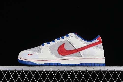 【360】[CR8033-504]-[DUNK LOW SB WHITE/GREY/RED/BLUE]-[WOMAN:36-39]-[MAN:40-45]