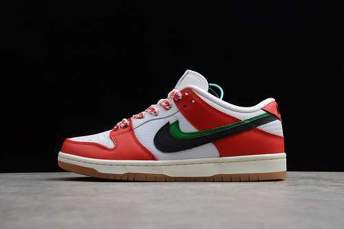 【300】[CT2550-600]-[2020 FRAME SKATE X SB DUNK LOW HABIBI CHILE RED/WHITE-LUCKY GREEN-BLACK]
