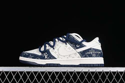 【380】[FC1688-177]-[DUNK LOW SB L*V WHITE/GREY/BLUE]-[WOMAN:36-39]-[MAN:40-45]