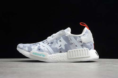 【300】[G27933]-[NMD_R1 SHOES CLOUD WHITE/CLOUD WHITE/SOLAR RED]-[WOMAN:36-39]