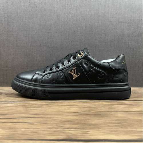 【400】[L*V ARCHLIGHT SNEAKERS BLACK/BLACK/GOLD]-[MAN:38-44]