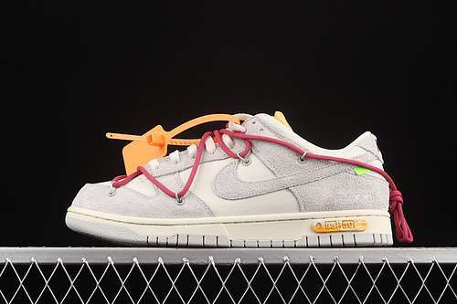 【330】[DJ0950-114]-[OW X SB DUNK LOW LOT 35 OF 50 SAIL/NEUTRAL GREY/PINK]-[UNISEX:36-47.5]