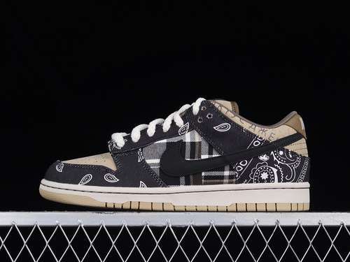【450】[CT5053-001]-[TRAVIS SCOTT SB DUNK LOW BLACK/PARACHUTE BEIGE/PETRA BROWN]-[UNISEX:36-47.5]