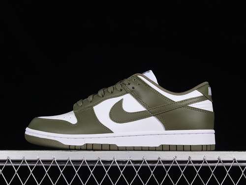 【430】[DD1503-120]-[DUNK LOW SB WHITE/MEDIUM OLIVE/WHITE]-[WOMAN:36-39]-[MAN:40-47.5]