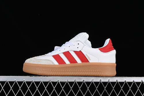【240】[IE1374]-[SAMBA XLG WHITE/RED/BROWN]-[WOMAN:36-39]-[MAN:40-45]