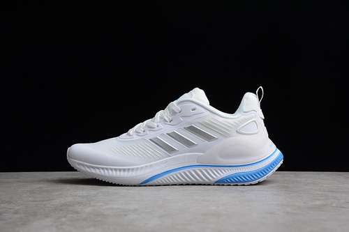 【280】[GV7918]-[ALPHAMAGMA SHOES CLOUD WHITE/SILVER METALLIC-SHOCK BLUE]-[MAN:40-45]