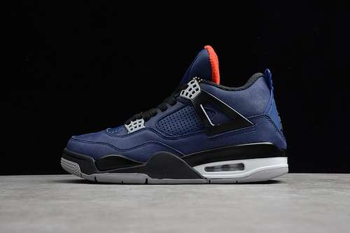 【480】[CQ9597-401]-[AIR JORDAN 4 RETRO WINTERIZED LOYAL BLUE/WHITE-HABANERO RED-BLACK]