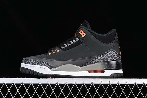 【460】[CT8532-080]-[AIR JORDAN 3 RETRO FEAR WHITE/BLACK/GREY/ORANGE]-[MAN:40-47.5]