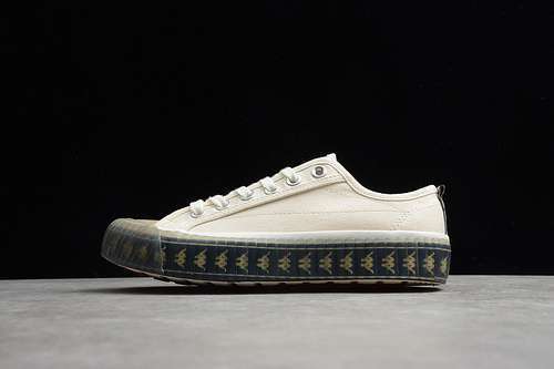 【250】[KA*PPA LOW SHOES WHITE/BLACK/GREY]-[WOMAN:35-39]-[MAN:40-44]