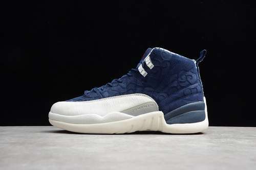 [BV8016-445]-[GZ AIR JORDAN 12 RETRO INTERNATIONAL FLIGHT BLUE/WHITE]-[MAN:40-47]
