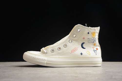 【220】[C ONVERSE HEIGHT INCREASING PLATFORM SHOES BEIGE/MULTCOLORED]-[WOMAN:35-40]