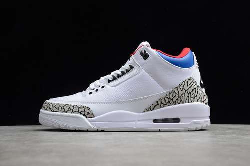 【360】[AV8370-100]-[AIR JORDAN 3 SK NRG SEOUL KOREA WHITE/SOAR-ATOM RED]-[UNISEX:36-46]