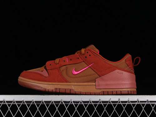 【270】[DH4402-200]-[DUNK LOW DISRUPT 2 DESERT BRONZE PINK PRIME-RUGGED ORANGE]-[UNISEX:36-47.5]