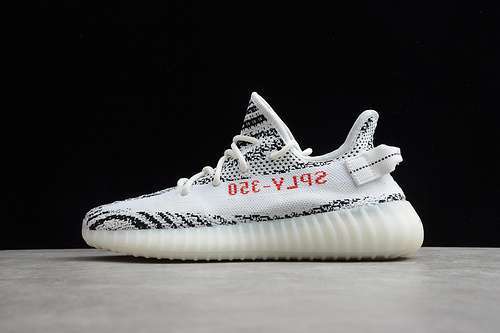 【550】[CP9654]-[YEEZY BOOST 350 V2 ZEBRA WHITE/CORE BLACK/RED]-[UNISEX:36-47]