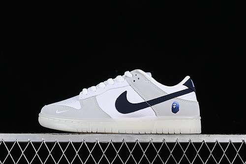 【360】[JH8039-933]-[SB DUNK LOW BAPE WHITE/GREY/BLACK]-[WOMAN:36-39]-[MAN:40-45]