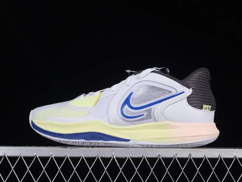 【390】[DJ6014-100]-[KYRIE LOW 5 EP WHITE/MEDIUM ASH/CITRON TINT/GAME ROYAL]-[MAN:39-46]