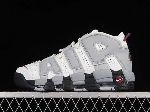【350】[DV1137-100]-[AIR MORE UPTEMPO SUMMIT WHITE/ROSEWOOD/WOLF GREY/PURE PLATINUM/BLACK/CLEAR]