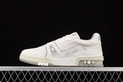 【700】[L*V 2021SS SHOES WHITE/WHITE/LIGHT GREY]-[MAN:38-45]
