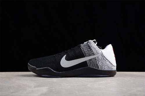【340】[822675-105]-[KOBE 11 ELITE LOW LAST EMPEROR WHITE/GREY/BLACK]-[MAN:40-46]