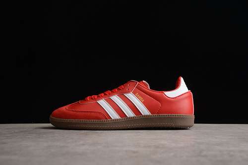 【250】[HQ7033]-[SAMBA ARSENAL SHOES TEAM POWER RED 2/CLOUD WHITE/GUM]-[WOMAN:35-39]-[MAN:40-45]
