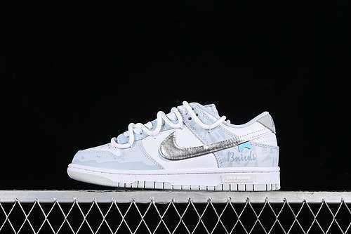 【340】[HF0730-160]-[DUNK LOW SB RETRO WHITE/BLUE/SILVER/GREY]-[WOMAN:36-39]-[MAN:40-46]