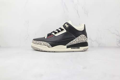 【340】[CT8532-008]-[AIR JORDAN 3 DESERT CEMENT BLACK/RUSH ORANGE-FOSSIL STONE-SAIL]-[UNISEX:36-46]