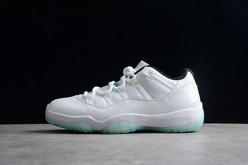 【420】[AV2187-117]-[AIR JORDAN 11 RETRO LOW WHITE/WHITE/BLACK/LEGEND BLUE]-[MAN:40-47.5]