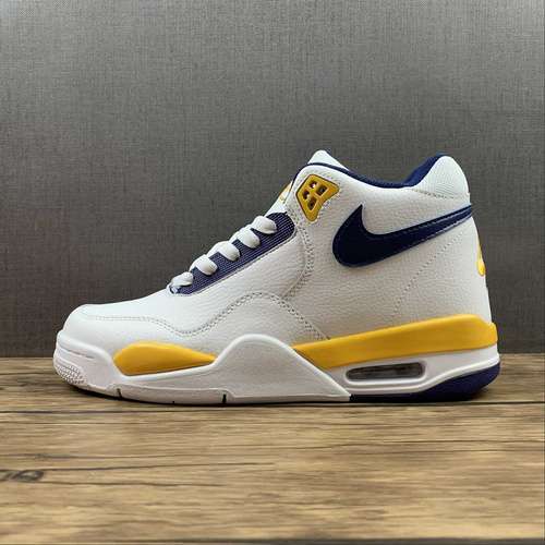 【300】[BQ4212-102]-[AIR FLIGHT LEGACY LAKERS WHITE/UNIVERSITY GOLD/REGENCY PURPLE]-[MAN:39-45]
