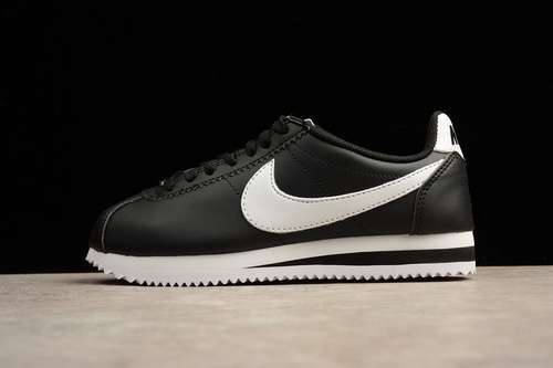 [807471-010]-[LEATHER]-[CLASSIC CORTEZ FORREST GUMP BLACK/WHITE]-[MAN:40-44]-[WOMAN:36-39]-[OG00100]