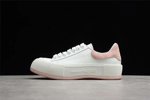 【580】[ALE*XANDER MCQUEEN SOLE SNEAKERS WHITE/WHITE/LIGHT PINK]-[WOMAN:35-40]