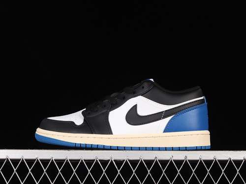 【300】[DM7078-110]-[AIR JORDAN 1 LOW WHITE/BLACK/NAVY BLUE]-[WOMAN:36-39]-[MAN:40-46]