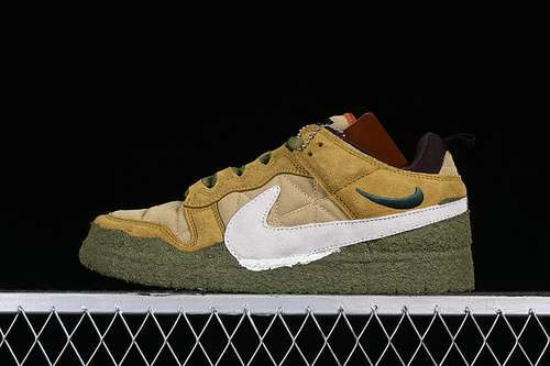【530】[DM0430-700]-[CACTUS PLANT FLEA MARKET X DUNK LOW SP TAN MOSSY GREEN]-[UNSIZE:36-47.5]